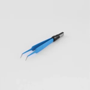 11.5cm Curved BiPolar Electrosurgical .5mm Fine Tip Forceps