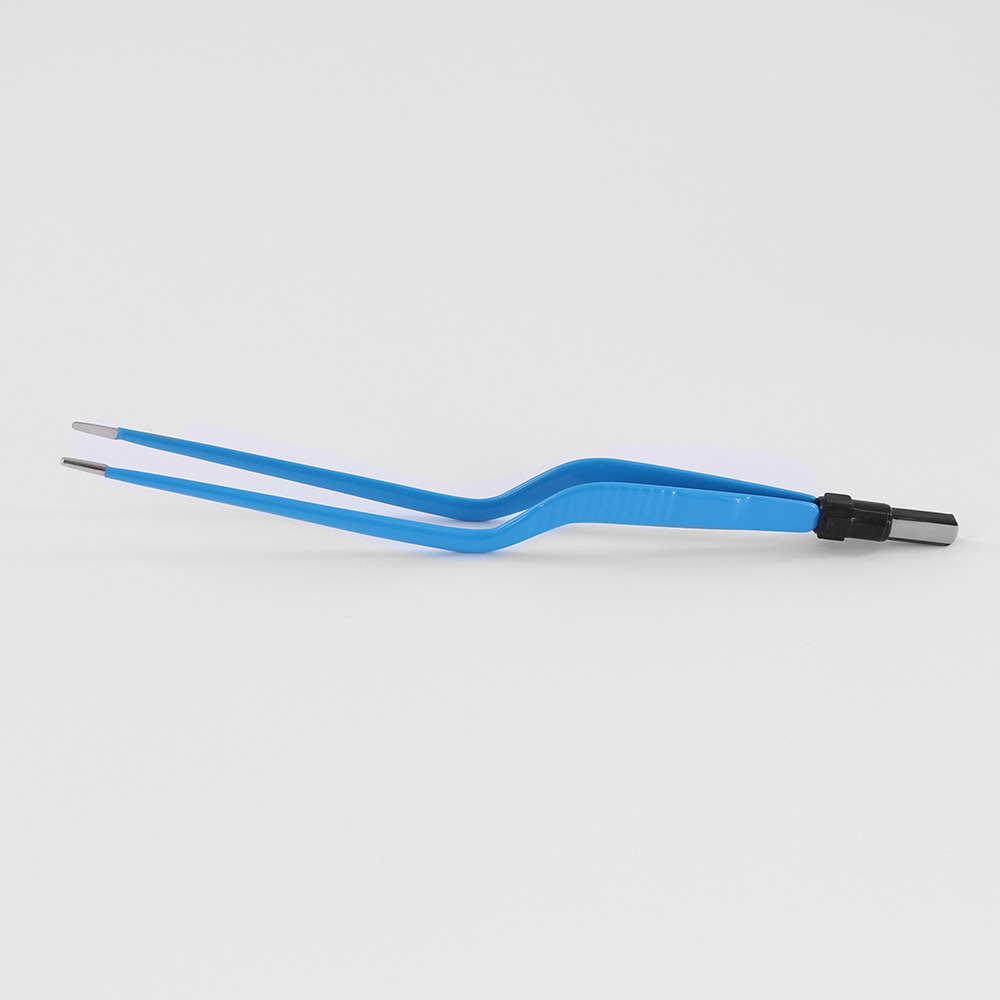 ESU Reusable 20cm Angled Bipolar Forceps with 2mm Tip