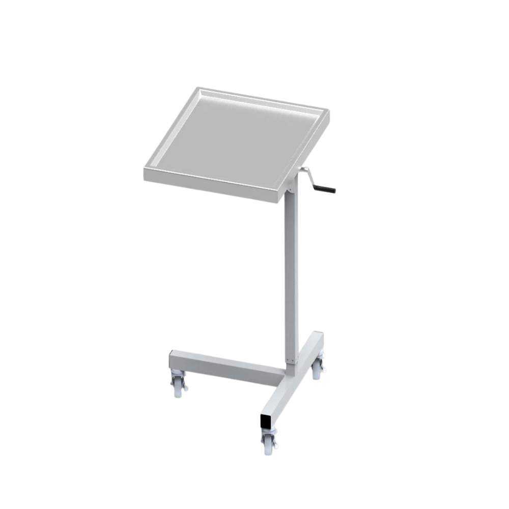 Stainless Premium Rolling Mayo Stand with Marine Edge