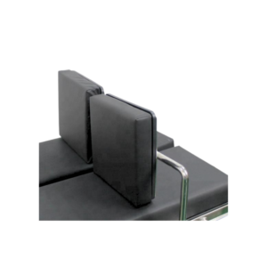 Surgical table foot boards and knee supports