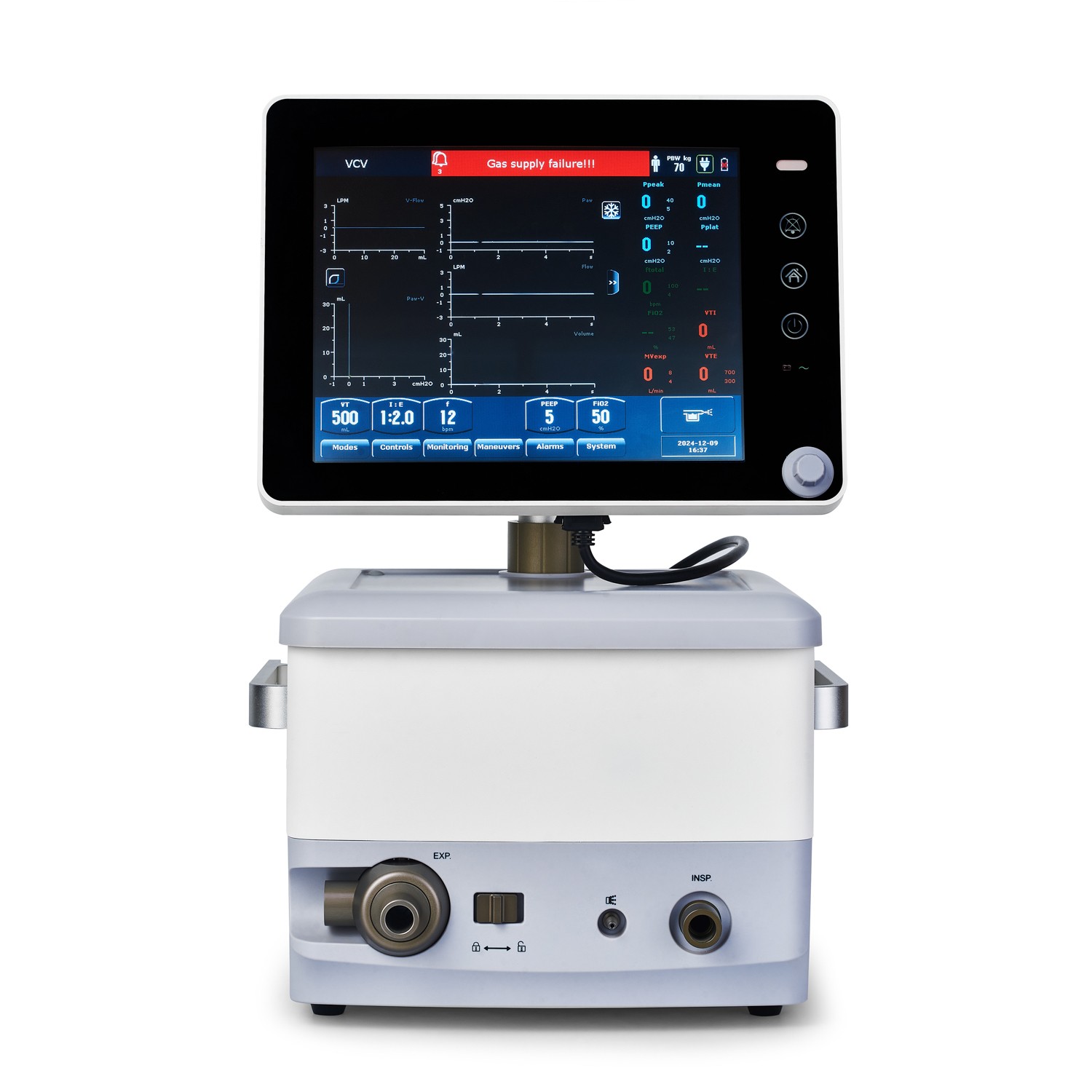9 ventilation modes
